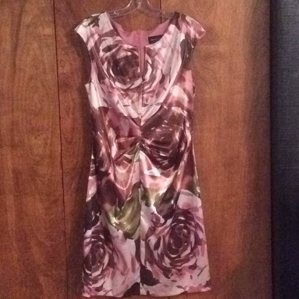 Satin cocktail dress